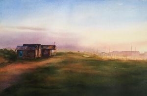 Walberswick Huts, First Light