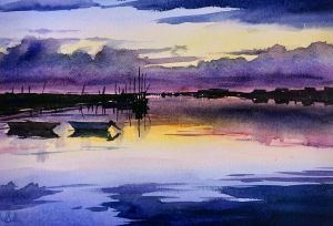 Walberswick Harbour Sunset III